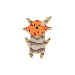 Cartoon Game Elf Enamel Pins Custom Leaf Spliced Fox Octopus Brooches Lapel Badges Animal Plant Jewelry Gift for Friends