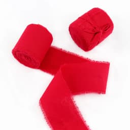 Pure Cotton Hand Torn Raw Edge Ribbon DIY Gift Box Packaging Greeting Card Decoration Bride Hand Stick Flower Flower Tie Ribbon