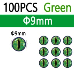 100pcs Holographic 3D Epoxy Fish Eyes Dragon Eyes For Baitfish Streamer Saltwater Fly Jig Baits Fishing Lure Making 3mm~12mm