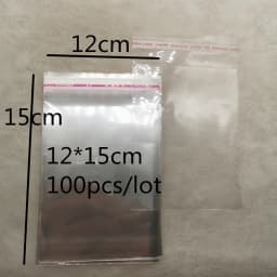 Wholesale 4x6-14x14cm Various Models Resealable Poly Bag Transparent Opp Plastic Bags Self Adhesive Seal Jewellery Making Bag..