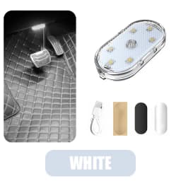 LED Ambient Night Light USB Rechargeable Cabinet Light Room Decor RGB Lights Atmosphere Lamp Magnet Wireless Car Interior Light
