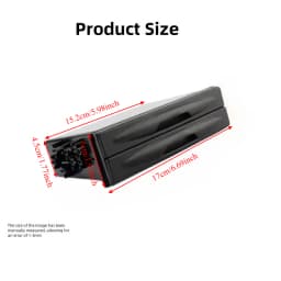 Universal Car Drinks Mounts Holders Auto Car Single 1 Din Radio Pocket Kit Drink Cup Holder Storage Box Automobiles Holder