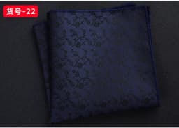 23CM Mens Woven Polyester Pocket Square Embroidered Jacquard Hanky Scarf Best Man Korean Formal Wedding Bridegroom Handkerchief
