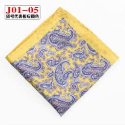Men Pocket Square Print Real Satin Small Square Scarf Gentleman Business Suit Shirt Chest Scarf Handkerchief 24*24cm