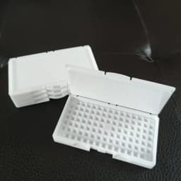 White Diamond Jewelry Storage Box 3-10mm Gemstone Display Organizer Case for Store Gems Bare Stone Packaging Cover Tray