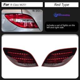 AKD Tail Lamp for W251 R Class LED Tail Light 2010-2017 R300 R350 R400 R500 Rear Fog Brake Turn Signal Automotive Accessories