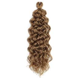 18-24 Inch Ocean Wave Crochet Braid Hair Hawaii Afro Curls Natural Synthetic Braiding Hair Extensions Pink 613 Hair Expo City
