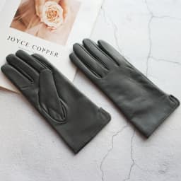 Sheepskin Gloves Women's New Knitted Lining Spring Classic Versatile Multicolor Driving Gloves Leather Autumn