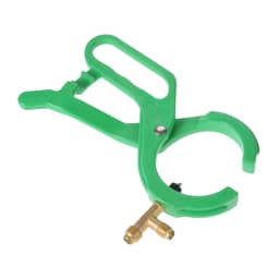 2-in-1 Side Punch AC Bottle Opener for R22 R12 R134A Refrigerant Dispense Can Tap 1/4 SAE & 1/2 Refrigerant Manifold System Tool