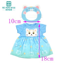 Mini Toys Doll Clothes 35cm 14inch Born Doll Fashion Blankets Dresses Onesies Suit Girl Gift