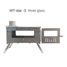 WT Star Ti Titanium Alloy Folding Firewood Stove Hiking Camping Heating Stove