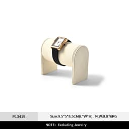 Oirlv Watch Display Stand Microfiber Jewelry Organizer Watch Stand Bracelet Display Rack Jewelry Watch Bracelet Photography Prop