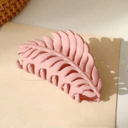 New Korean Matte Solid Color Leaf Claw Clip Crab Hair Claws Ponytail Hairpin for Women Girls Daily use Hair Accessories