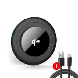 15W LED Wireless Charger Stand Fast Charging Station for iPhone 17 16 15 14 13 12 Pro Max 8 X XR Xiaomi Samsung Smartphones