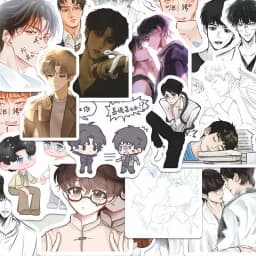 50PCS Drama Revenged Love Stickers Set - Chi Cheng & Wu Suowei Cartoon Decorative Sticker Fans Gift