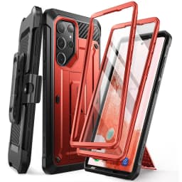For Samsung Galaxy S23 Ultra Case 2023 SUPCASE UB Pro Full-Body Dual Layer Rugged Belt-Clip Case with Built-in Screen Protector