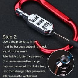 3 Digit Dial Combination Code Number Lock Padlock For Luggage Zipper Bag Backpack Handbag Suitcase Drawer Outdoor Durable Locks
