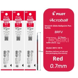 Pilot Acroball Ultra-Smooth Retractable Ballpoint Pen,Premium Hybrid Ink 0.5/0.7mm for Office&BusinessMinimalist Japanese Design