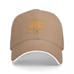 55 years old 55th Birthday Anniversary Best Limited 1967 Baseball Cap Hat Man Luxury New In Hat fishing hat Caps Women Men's