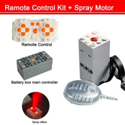 MOC Blue-tooth APP Remote Control Set - Rechargeable Battery Box Motor Set Speed Controller for PF Building Block Modifications