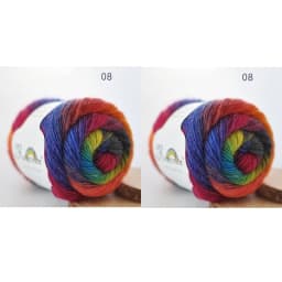 100% Wool Yarn Rainbow Color for Hand Knitting Crochet Plush Thickness Lanas Thread DIY Soft Scarf Shawl Sweater