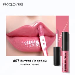 1PC Waterproof Liquid Lipstick 21 Color Vitamin E Makeup Sets Lip Glosses Lip Plumpers