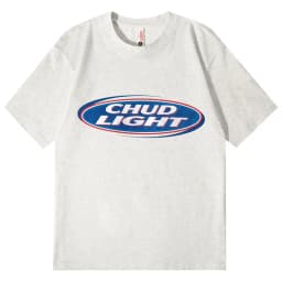 Chud Light Funny Meme T-Shirt High Quality Fashion Oversized T-Shirts Men Women Casual Cotton Short Sleeve T Shirts Streetwear