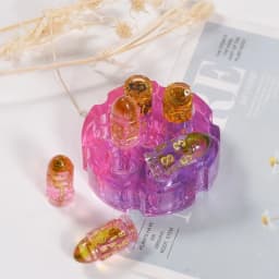 7 Hole Head Dices Mold Dices Storgae Box Silicone Molds DIY Crystal Epoxy Resin Mold Digital Game Easy to Release