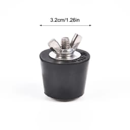 1PCS Pool Winterizing Plug Premium 1" To 2.5",PVC/Steel Expansion Pipe Plug,Swimming Pool Winter Expansion Plugs With SS Screw