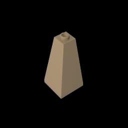 Gobricks GDS-733 ROOF TILE CORNER 2X2X3/73 compatible with lego 3685 children's DIY Educational Building Blocks Technical