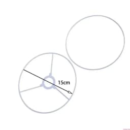Professional Round Metal Drum Lamp Shade Rings Support Fitting DIY Ceiling Light Frame Fix Rings Round Metal Rings Hardware