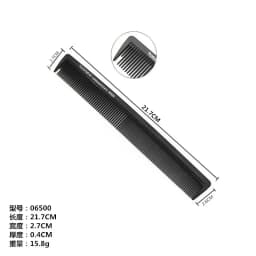 Black Hairdressing Comb Ultra-thin Flat Hair Comb For Men Hair Cut Comb Barber Store Special Use 6 Styles