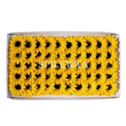 25/50pcs Sunflower Artificial Flower Heads Bouquet Gift Box Decor Eternal DIY Flowers Bouquet for Valentine Mother's Day Gift