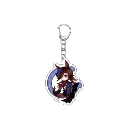 55MM Anime Pretty Derby Keychain Oguri Cap Special Week Silence Suzuka Tokai Teio Key Chain Acrylic Model Plate Christmas Gifts