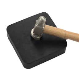Jewelry Bench Block Work Surface Nonslip Jewelers Tool Dapping Block for Shaping Chasing Flattening Jewelry Repair Stamping