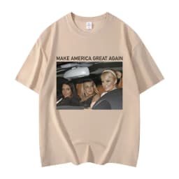 Funny Make America Great Again Meme Graphic T Shirts Fashion Aesthetic Short Sleeve T-shirts Unisex Casual Loose Cotton T-shirt