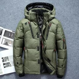 Parkas Winter Thickened Mens Down Jacket Men's Casual Lightweight Down Jacket Skiing Climbing Hunting Hooded Warm Duck Down Coat