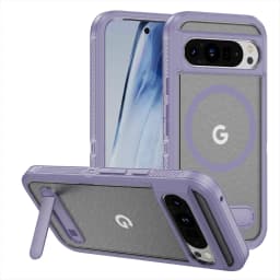 Luxury Folding Stand Magnetic Armour Phone Case For Google Pixel 9 8 Pro XL 8A Shockproof Hybrid PC Protective Military Cover