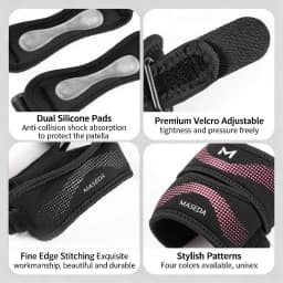 Patella Tendon Knee Strap - Knee Support Braces with Open Patella, Neoprene Lightweight Stabilizer for Women Men,Running,Sports