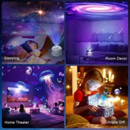 LED Night Light Galaxy Star Projector 4K HD 13 IN 1 Planetarium Projector 360° Rotation For Bedroom Decor Children Gift