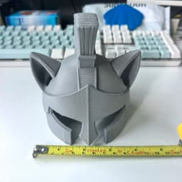 3D Printed Odysseus Spartan Cat Helmet Ancient Greek Warrior Pet Costume Cosplay Headgear Photo Prop Model Accessory Gift