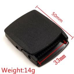 2/5/10 Pack 32mm/38mm/50mm Plastic Belt Buckles Replacement Automatic Craft Buckles for Men Adjustable Canvas Military Webbing