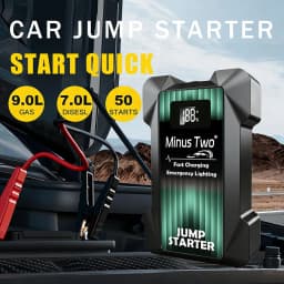 High-power Automobile Emergency Starting Power Supply Screen Safety Hammer Car Starting Device Power Bank Accessories
