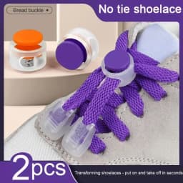 Classic Lock Shoelaces Bread Buckle Shoe Laces Sneakers Flat No Ties Shoelace Kids Adult Quick Lazy Lace for Shoes Accessories
