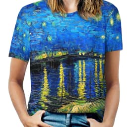 Vincent Van Gogh T-Shirts Irises Flower Print Street Fashion Oversized T Shirt Short Sleeves Trendy Tee Shirt Summer Clothes
