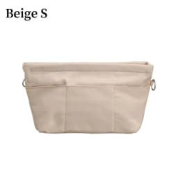 1Pcs New Storage Bags Insert Cosmetic Bag Felt with Zipped Top Linner Bag Portable Multi-Pocket Women Handbag Organizer Purse