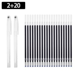 4-40Pcs High Temperature Disappearing Fabric Marker Pen Erasable Refill Pens For Patchwork Fabric PU Leather Mark Sewing Tools