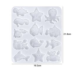 Earring Pendant Silicone Mold Epoxy Resin Mixed Style Jewelry Making Casting Molds DIY Charms Pendant Mould Creative Craft DIY