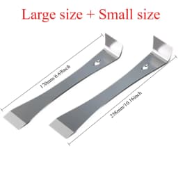 Stainless Steel Pry Bar and Scraper Tool Heavy Duty Multi-Purpose for Demolition Woodworking Painting Prep DIY Hand Tool