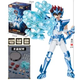 Original Anime Saint Seiya model kit toy Saint Seiya Phoenix Ikki Gemini Saga Shura Camus Action Figure Splicing Toy collect